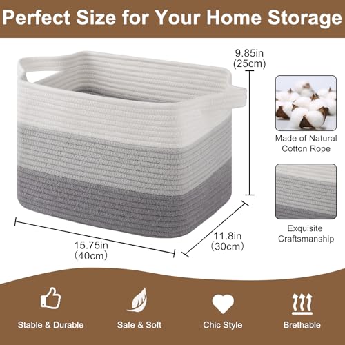 Storage Basket for Organizing 3 Pack (3 Count)