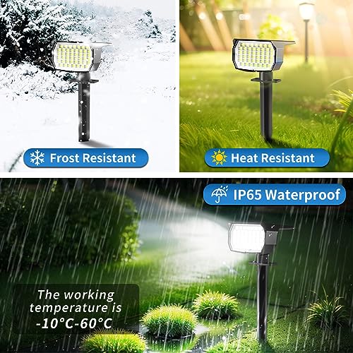 Solar Spot Lights Outdoor 2 Pack (2 Count)