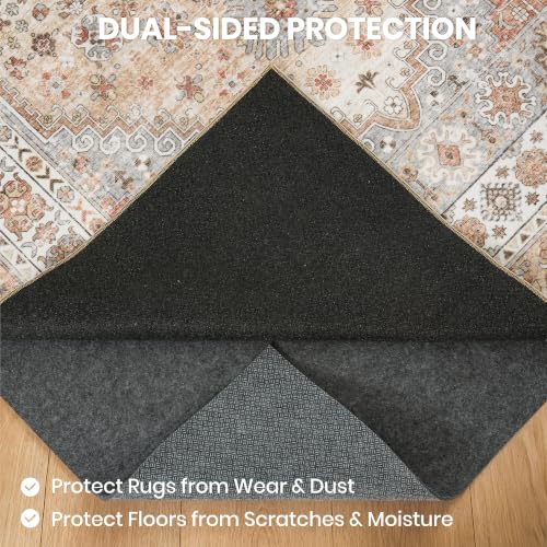 Protective Cushioned Rug Pad 8x10