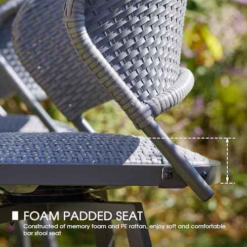 Patio Bar Stool Chairs Set of 6 (6 Count)