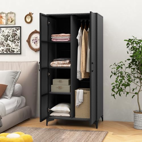 Wicker Storage Cabinet