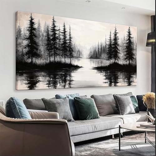 Large Modern Wall Art For Living Room Canvas Art Wall Decor 29 X 58 In