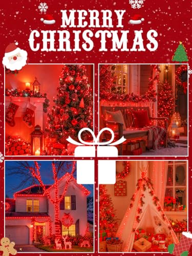 2 Pack 100 LED Fairy Lights Battery Operated with Remote Timer