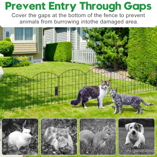 Decorative Garden Fence with gate 24in