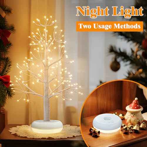Small Christmas Tree with 136 Lights (2 Count)