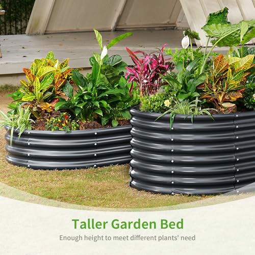 Galvanized Metal Raised Garden Bed Kit
