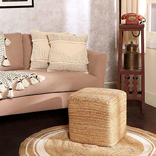 Cube Pouf Foot Stool Ottoman