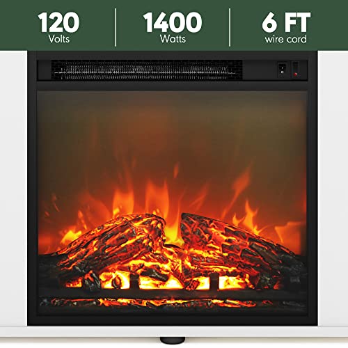 Classic 3 Tier Fireplace TV Stand for TV up to 60 Inch
