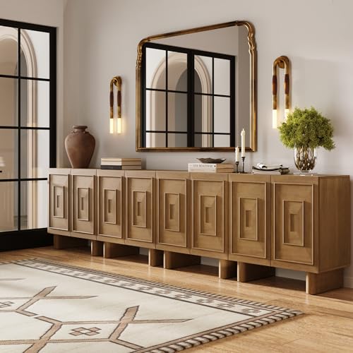 Austin Mid Century Modern Kitchen Cabinet (4 Count)
