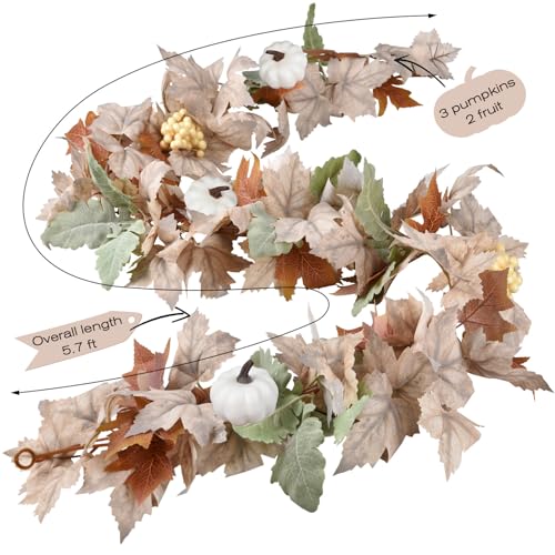 Fall Maple Leaf Garland (11.8 Foot)