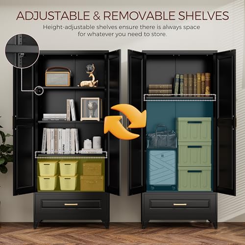 75" Kitchen Pantry Cabinet