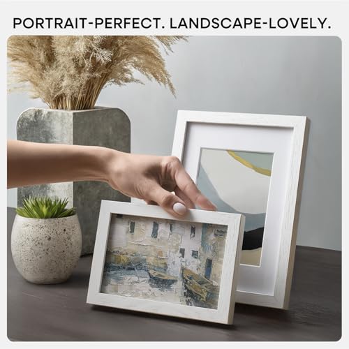 8x8 White Oak Picture Frame