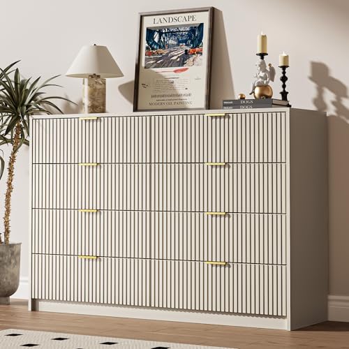 Beige Dresser for Bedroom