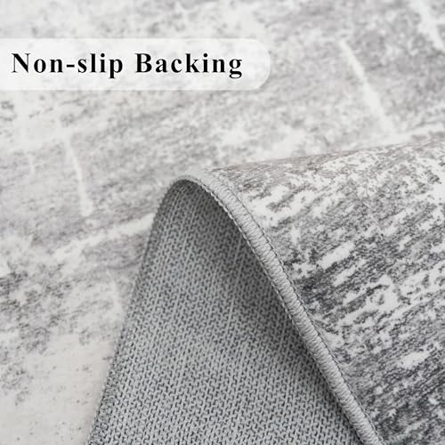 Washable Abstract 2x6 Kitchen Rug