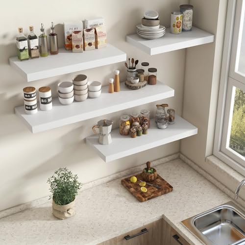 Deep Floating Shelves 40x12” Set of 2 (2 Count)