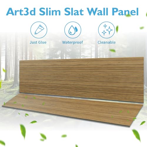 Fine Bar Design Slim Slat Wall Panel (4 Count)