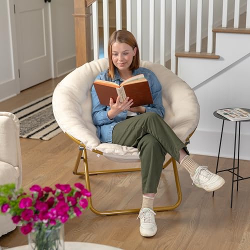 38 Inch Folding Saucer Chair