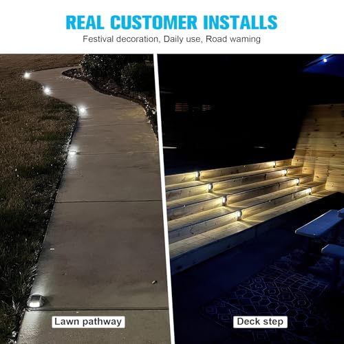 Solar Deck Driveway Dock Lights (16 Count)