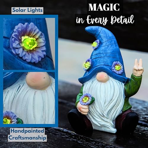 Blue Peace Yard Gnomes