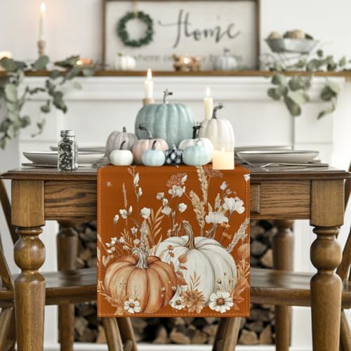 210 GSM Fall Table Runner Home Party Decor 13x48 Inch
