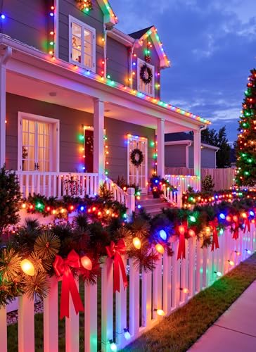 200Ft Christmas Lights Outdoor (200 Count)