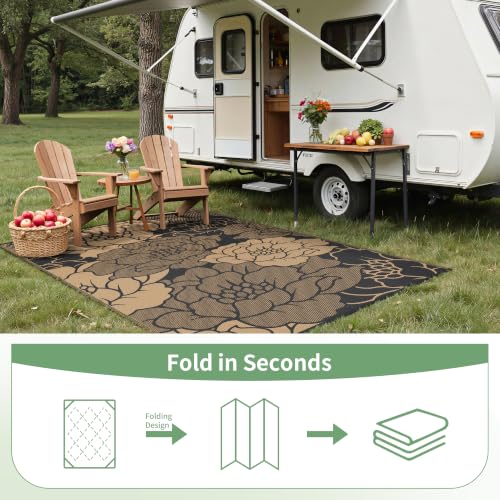 Outdoor Rug Waterproof Plastic Rugs for Patio (80 Sq Ft)