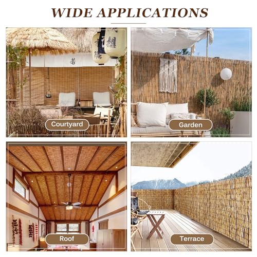 Natural Reed Fencing Rolls (50 Sq Ft)
