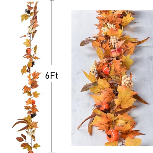 Fall Maple Leaves (6 Foot)