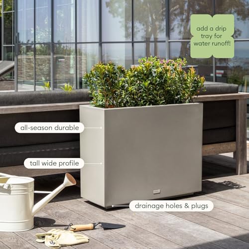 Block Series Span Plastic Planter