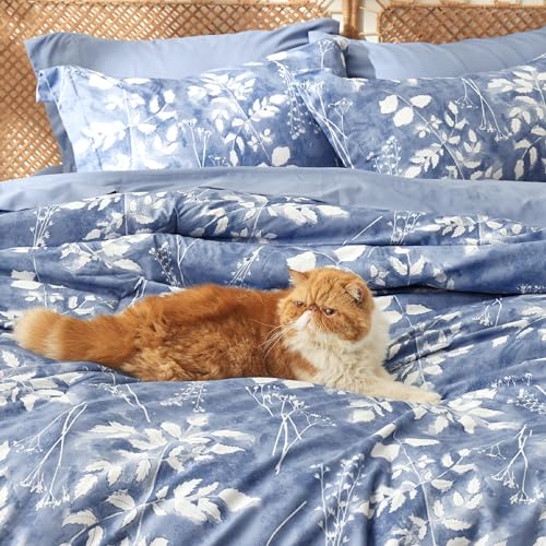 Floral Blue Comforter Set