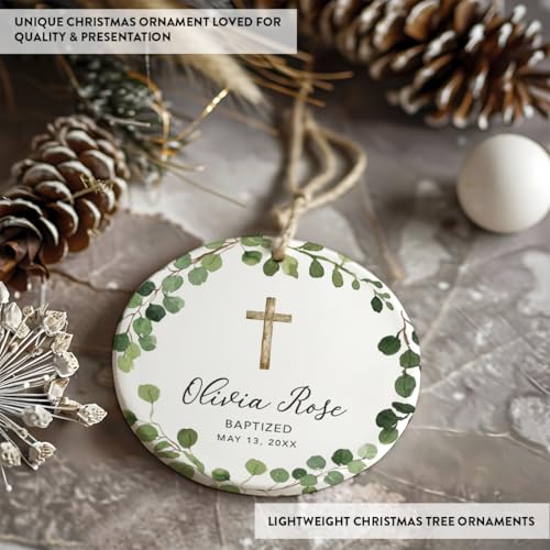 Personalized Baptism Ornament 2026