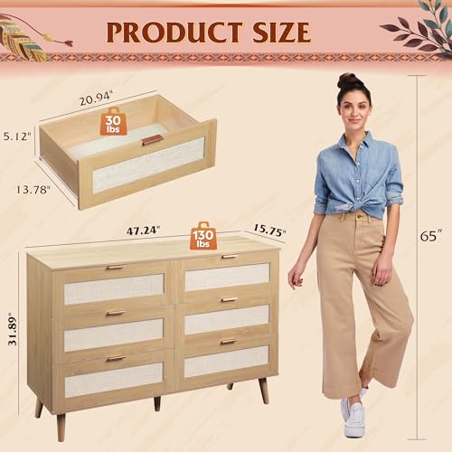 Rattan Dresser for Bedroom