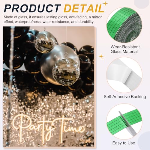 5x5mm Self Adhesive Mirrors Mosaic Tiles (5000 unidad)