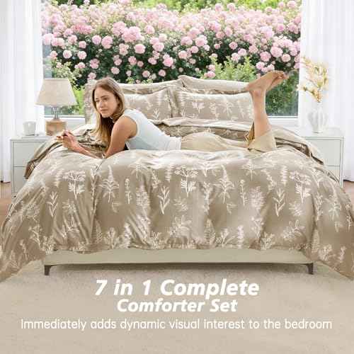 Taupe Full Comforter Set