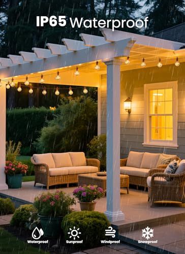109FT 100 LED Outdoor String Lights
