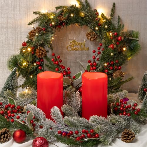 8" x 4" Large Outdoor Flameless Candles (2 Count)