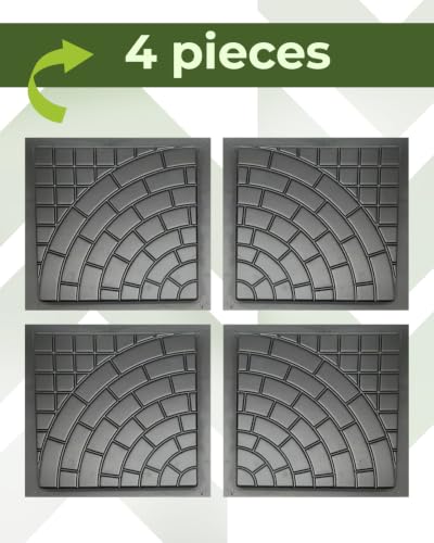 Plastic Molds Concrete Set Patio Paving Mold 4 pcs
