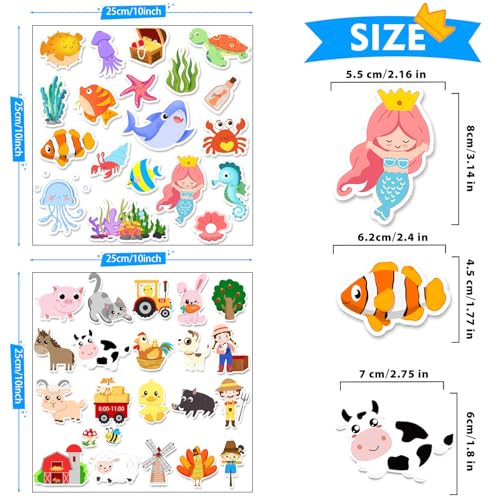Window Clings Stickers for Kids Window Gel Clings Decals Thick Gel Clings Toddlers and Adults Classroom Home Nursery Airplane Birthday Party Supplies