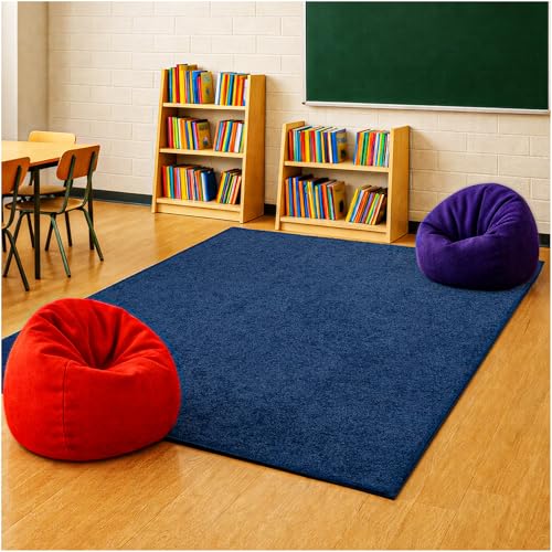 Soft & Colorful 8' x 8' Kids Classroom Area Rug