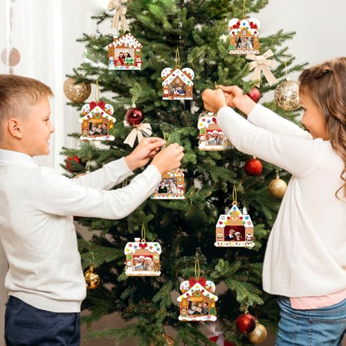 28 Pack Christmas Picture Frame Craft Kits for Kids (28 Count)
