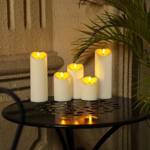 Outdoor Waterproof Flameless Candles (5 Count)