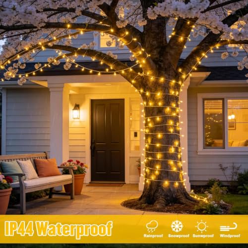 800 LED String Lights Indoor Outdoor Christmas Lights Plug in (131 Foot)