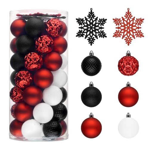 50ct Christmas Tree Decorations Ball Ornaments 2 Inches (50 Count)