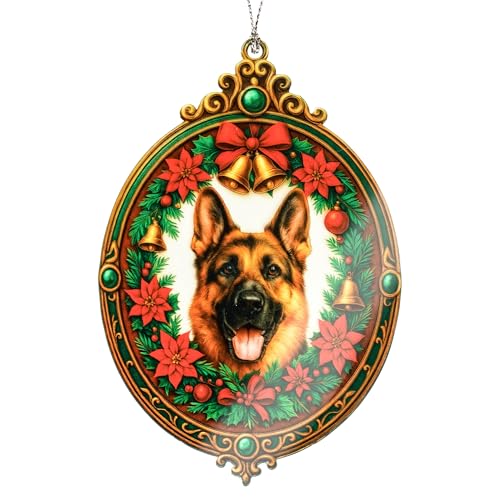 German Shepherd Christmas Ornament 2026
