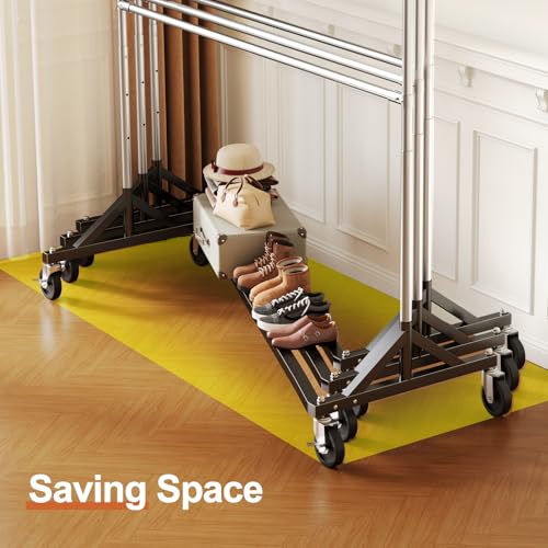 Z Rack Clothes Rack Hold 550LB Adjustable Height 2 Pack
