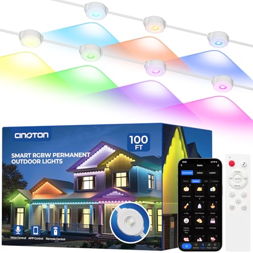 Permanent Outdoor Lights Pro 100ft (100 Foot)