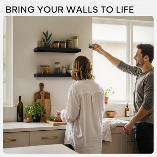 18 Inch Floating Shelves (2 Count)