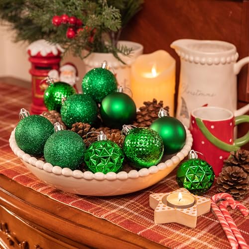 50ct Christmas Tree Decorations Ball Ornaments 2.36 Inches (50 Count)
