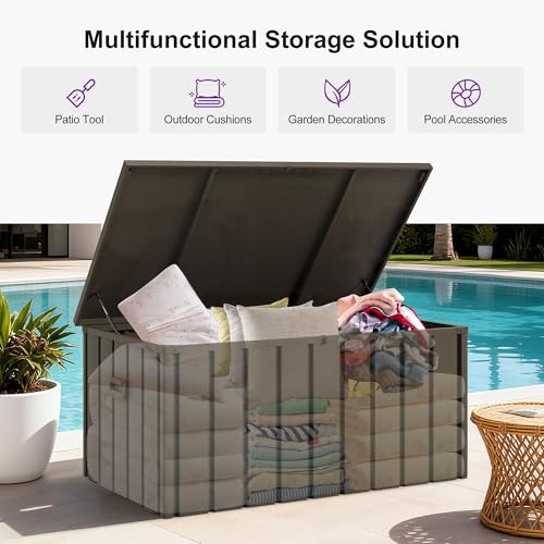 Outdoor Deck Box 100 Gallon