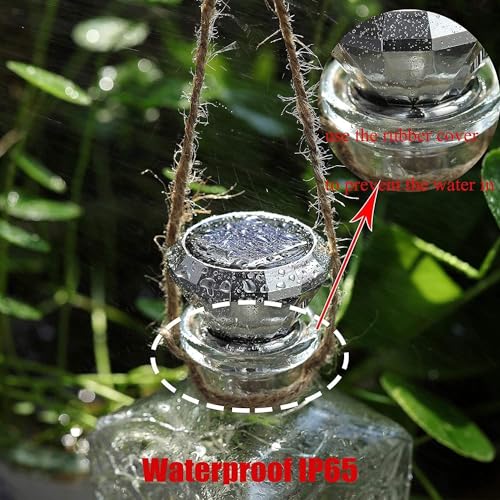 Upgraded 12 Pack Diamond Solar Wine Bottle Lights (6.5 Foot)